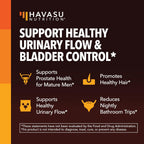 Havasu Nutrition saw palmetto softgels or capsules macro view