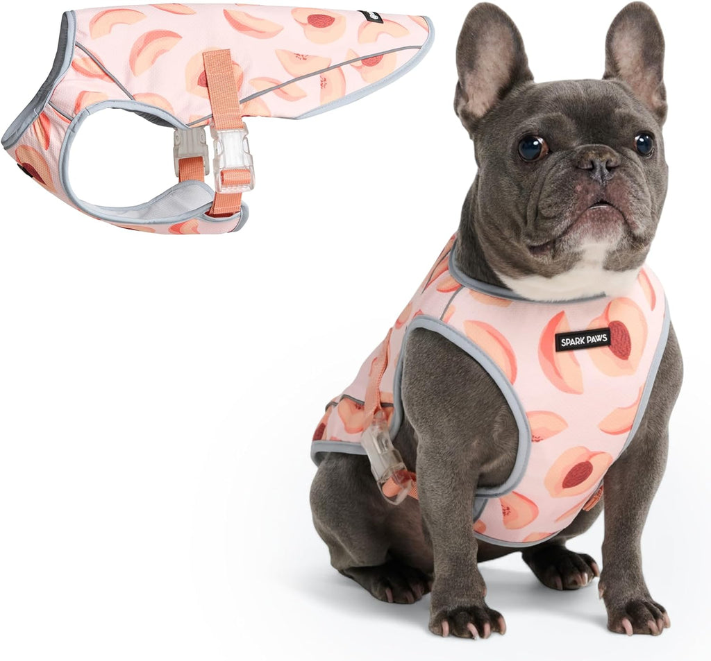 Spark Paws Dog Cooling Vest - SPF 50 UV Sun Protection - Summer Heat Relief Gear for Dogs, Lightweight, Evaporative Cooling - Dog Anxiety Relief Vest During Hot Days - Ice Blue, Large - Image 13