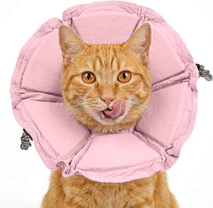 Cat Cone Collar Soft, Adjustable Elizabethan Collar for Cats to Stop Licking, Comfortable Lightweight Kitten Cone for Wound Healing and Surgery Recovery,S - Image 12