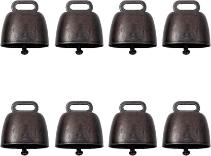 Attkryy 8-piece metal grazing bells set front view
