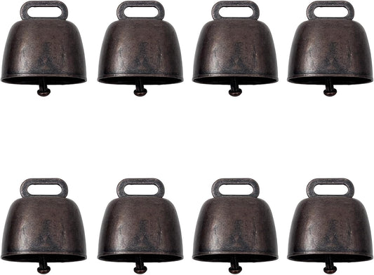 Attkryy 8-piece metal grazing bells set front view