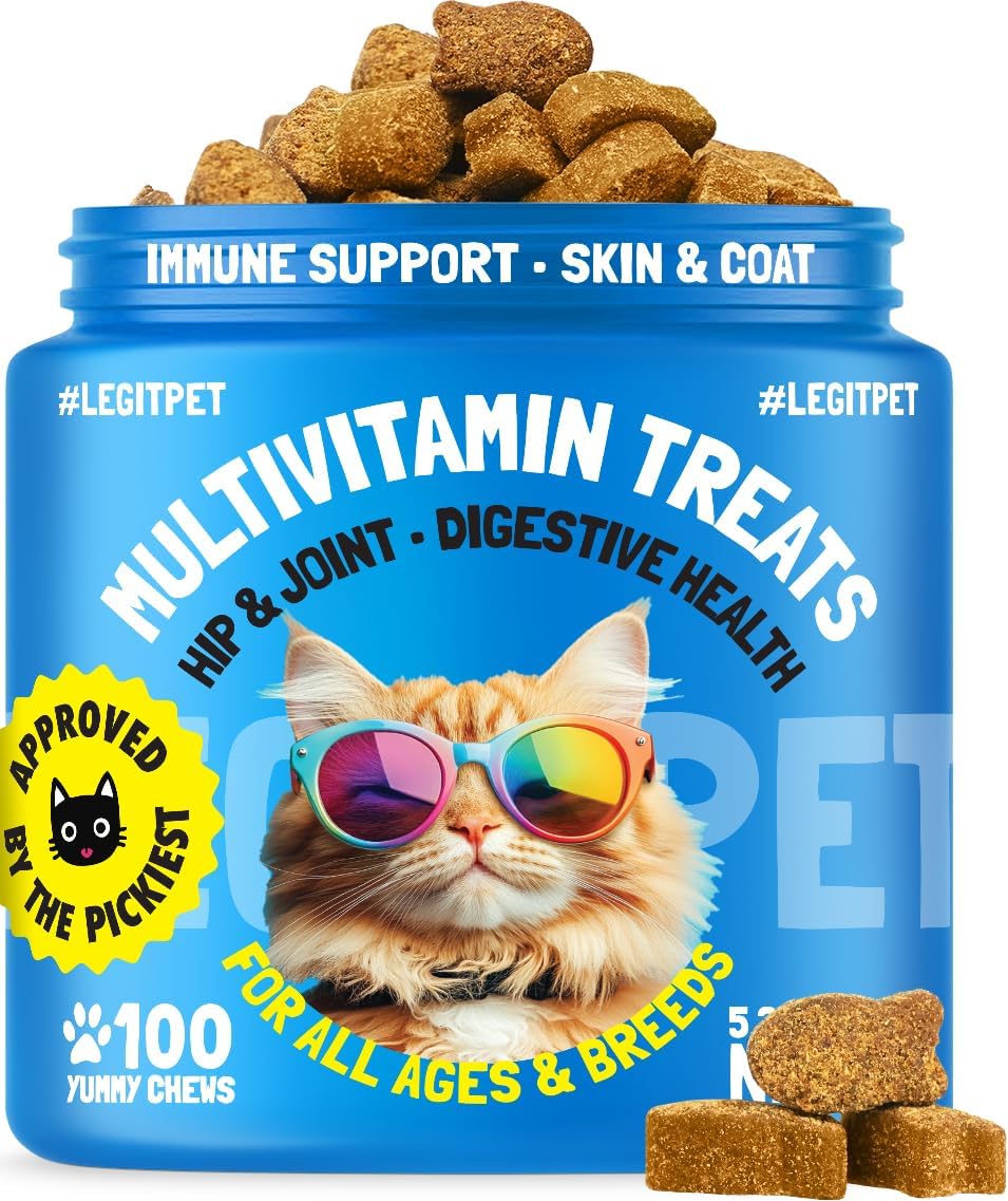 Hairball Treatment for Cats Natural Remedy with Apple Pomace, Psyllium Husk Omega 3 6 Fatty Acids Zinc Biotin Cat Supplement for Indoor Cats Promotes Healthy Digestion Furball Control 100 Yummy Chews - Image 10