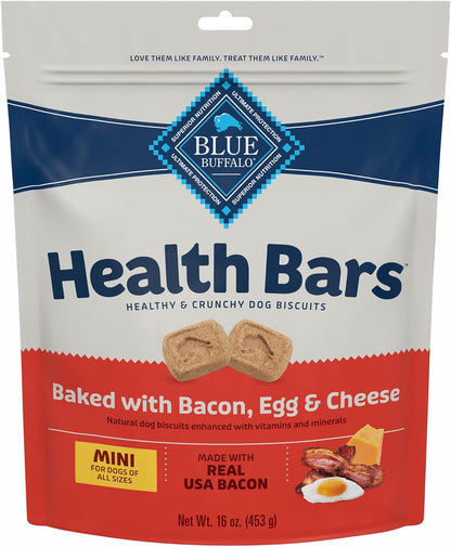 Blue Buffalo Mini Health Bars Apples & Yogurt Crunchy Dog Biscuits, Bite-Sized for Training, Oven-Baked with Real Apples & Natural Ingredients, Healthy Dog Treats, 16 oz. - Image 11