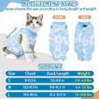 SlowTon surgical onesie for cats side profile