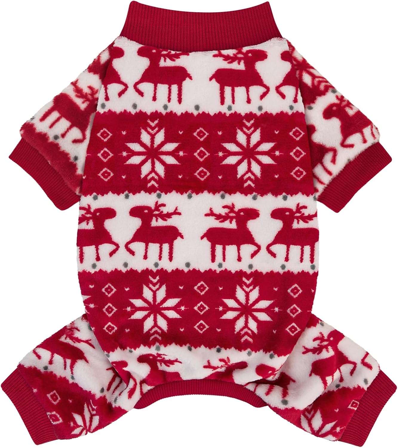 XPUDAC premium imported fleece dog outfit side profile view