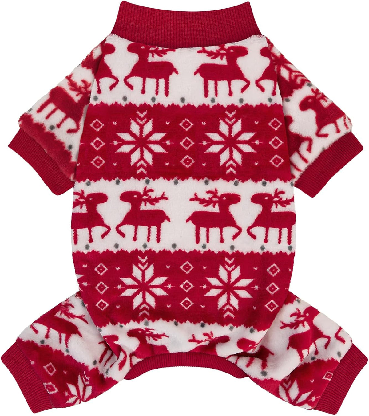 XPUDAC premium imported fleece dog outfit side profile view