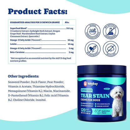 YoYoBay vet formulated pet health soft chews packaging display
