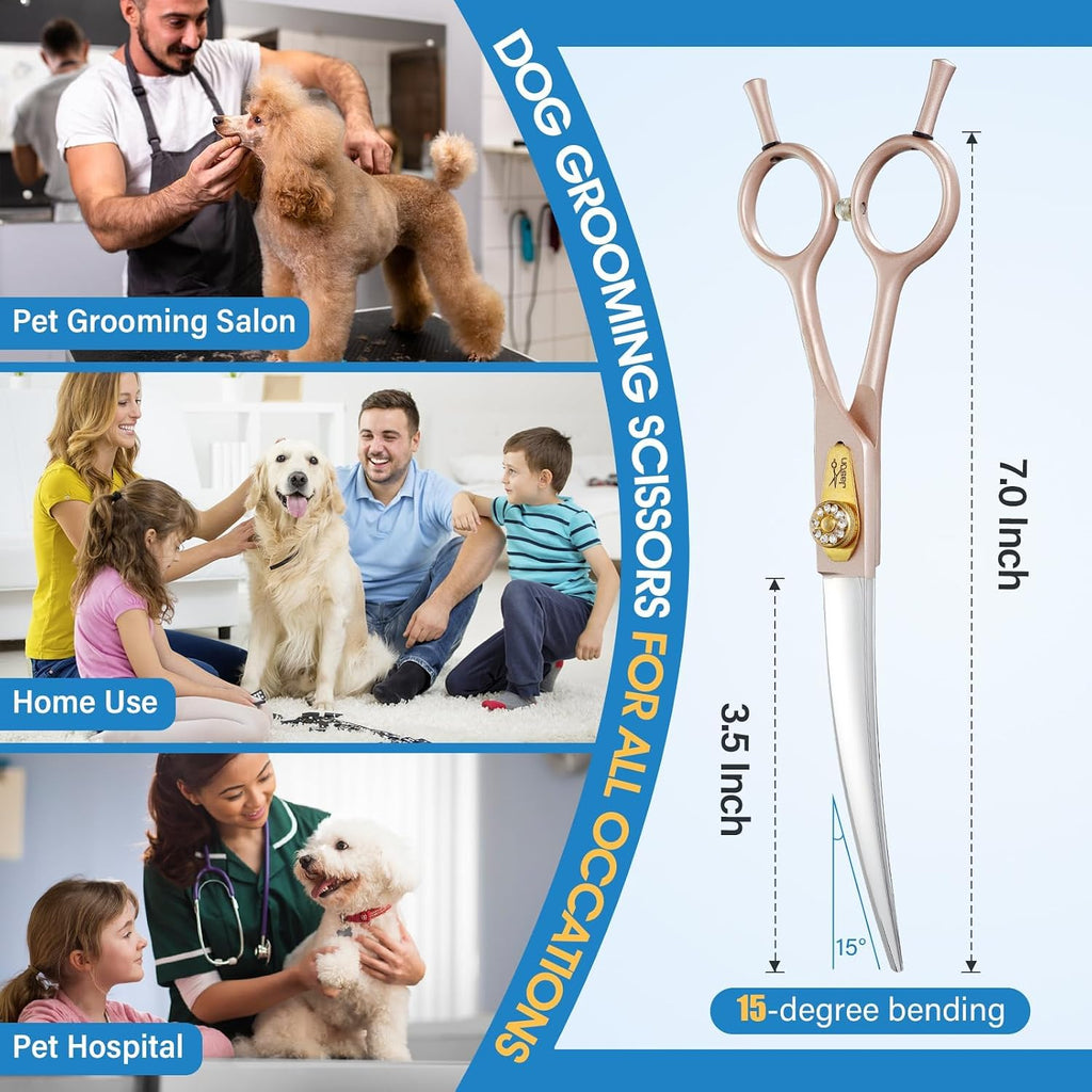 JASON Japanese 440C stainless steel pet shears for precision cutting