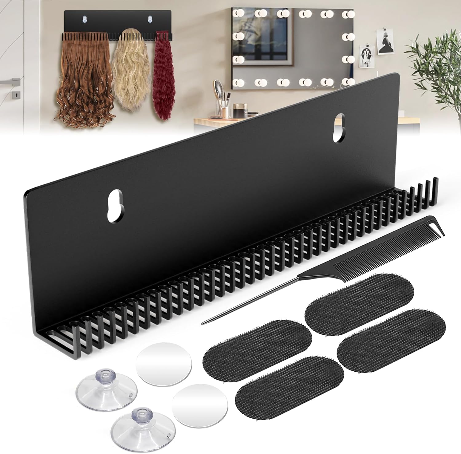 Yingsi-fty hair extension holder front view professional tool