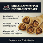 Redbarn medium collagen esophagus chew close up