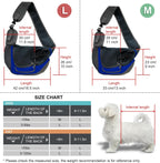 Pucewmy breathable mesh dog sling carrier side angle