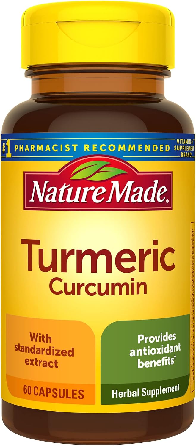 Nature Made Turmeric Curcumin 500 mg, Herbal Supplements, 120 Capsules - Image 9