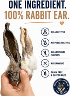 Ancestral Hunter rabbit ears dog treats 12 count packaging