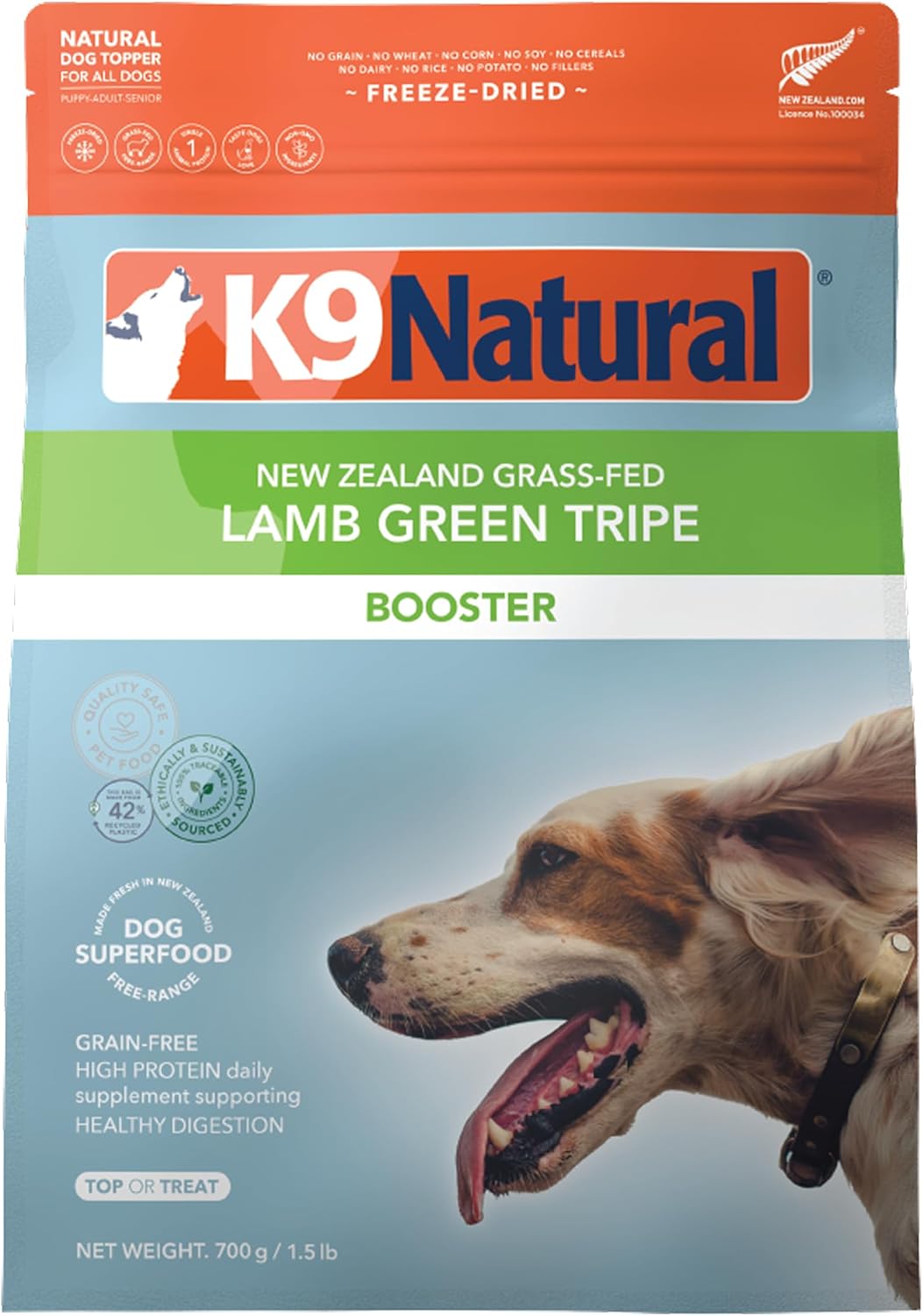 K9 Natural Freeze Dried Dog Food Topper with Verified Ingredients, Organ Meat Blend for Digestive Support, Human-Grade Freeze Dried Puppy Food & Dog Topping, Lamb Green Tripe, 7oz - Image 11