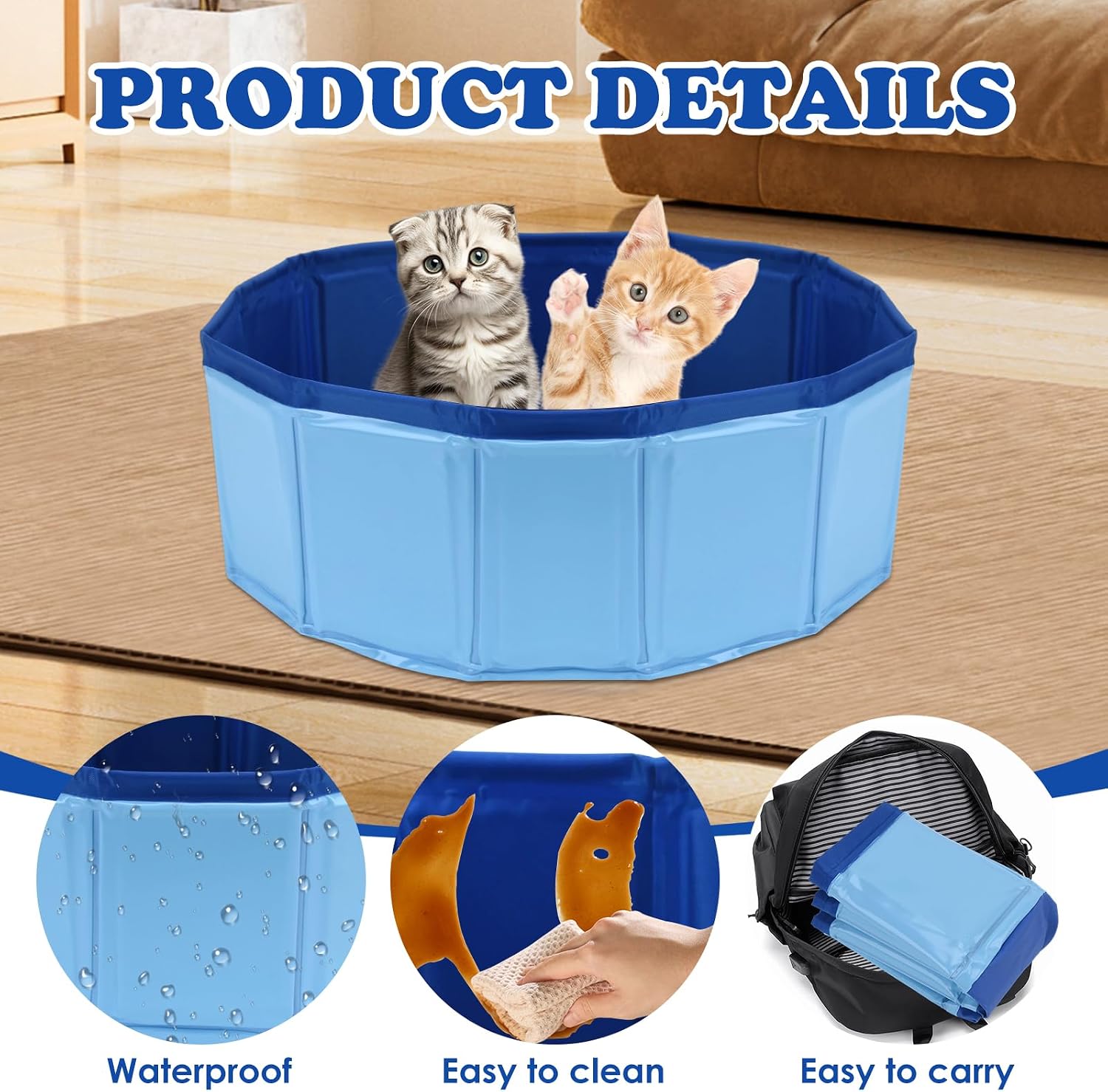Close up view of the gentle reptile cleaning brush included in this pet care kit.