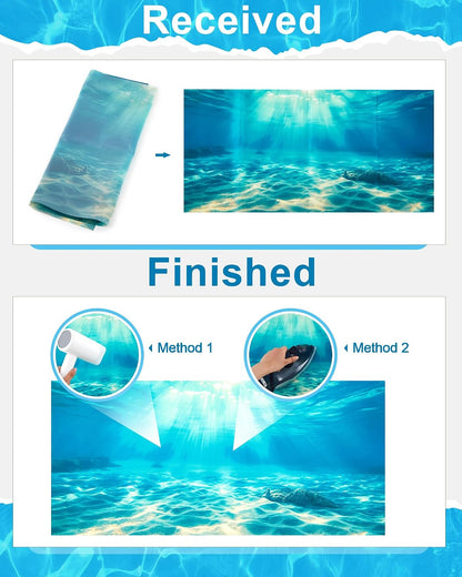 Mindsoft aquarium background pack dimensions measurement view