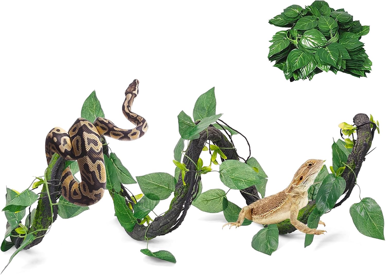 Vcepjh medium reptile vines 70 inch climbing branch front view