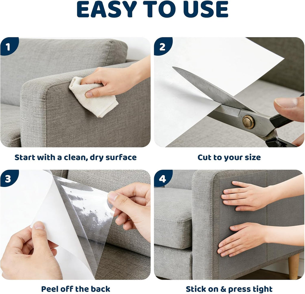 Durable pet claw protection for living room fabric upholstery