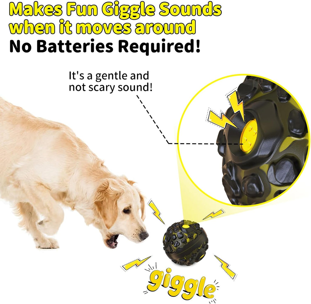 JoyBruko interactive rubber dog toy with textured surface
