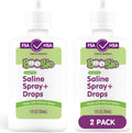 Boogie Baby Saline Nasal Spray and Drops front view of the two pack packaging for infant nasal congestion relief