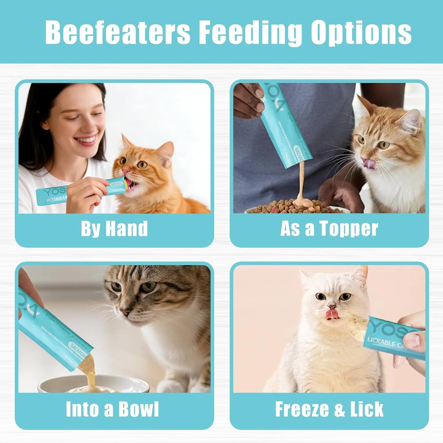Side view of 36 count Signature cat treat box