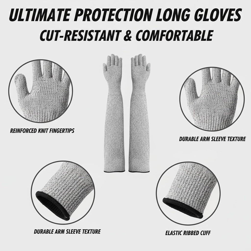 Durable bite resistant animal handling gloves being used for cat nail trimming