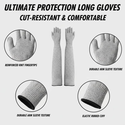 Durable bite resistant animal handling gloves being used for cat nail trimming