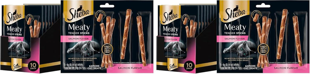 Sheba Meaty Tender Sticks Cat Treats Chicken, Tuna Flavor, or Salmon Flavor, 0.14 oz., 70 Count - Image 14