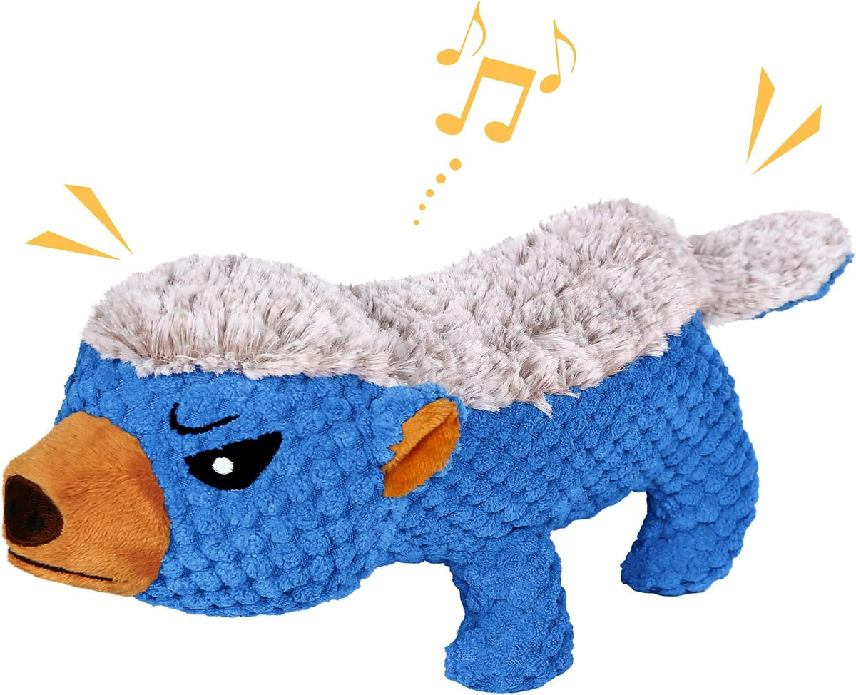 IOKHEIRA heavy duty dog toy showing intense stitching lines.