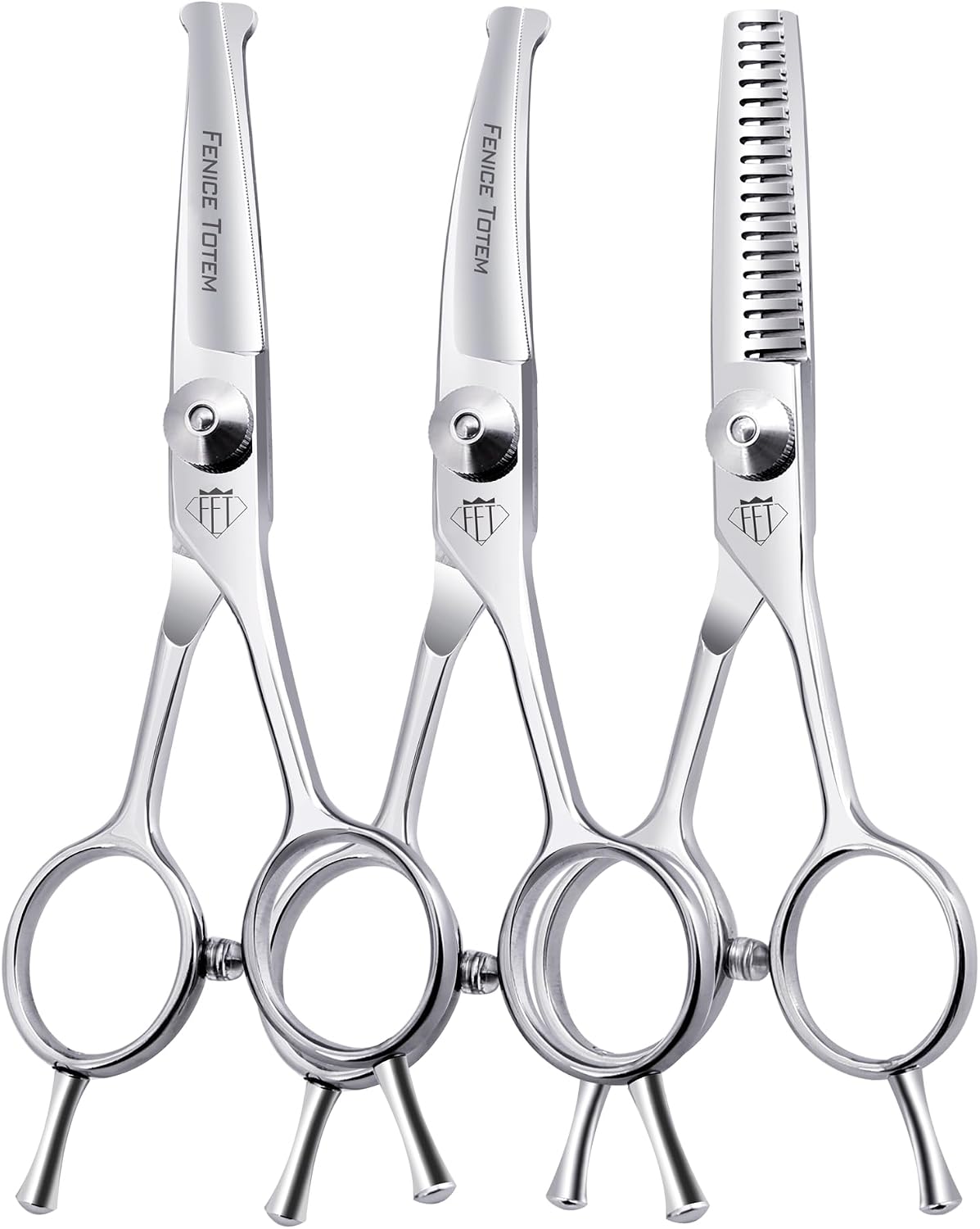 Dog Grooming Scissors: 4.75" Pet Curved Shears Made of Advanced JP440C Stainless Steel Alloy for Trimming Dogs Cats and Other Pets Face and Paws - Image 9