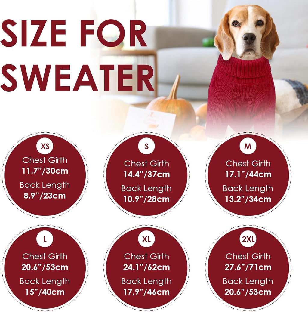 SUNFURA dachshund pug sweater displaying the high opening abdomen cut for clean toileting