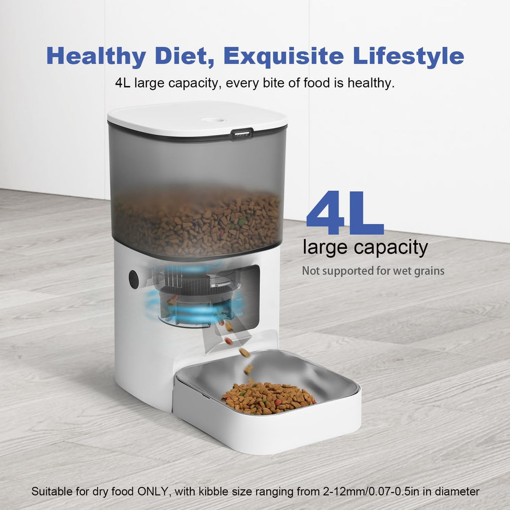 Andoll Home smart cat food dispenser smooth flow mechanism