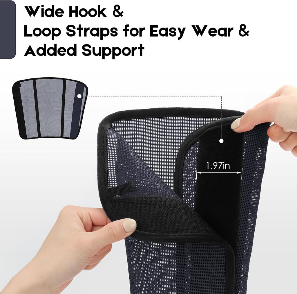 Integrated dual anti-sag plastic stays inside TAILNERY horse boots