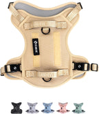 Fei & Eve Classic Dog Harness | 3-Point No-Pull Control, Dual Handle Support, Durable 900D Nylon, Tactical Patch Panel, Heavy Duty, Large (Pink) - Image 10