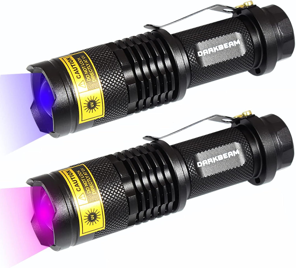 DARKBEAM UV 395nm Flashlight Ultraviolet led Light Blacklight Wood's lamp Portable 400nm Mini Detector for Dog/Cat Urine Pet Stains, Anti-counterfeiting Identification, Resin Curing, AA - Image 10
