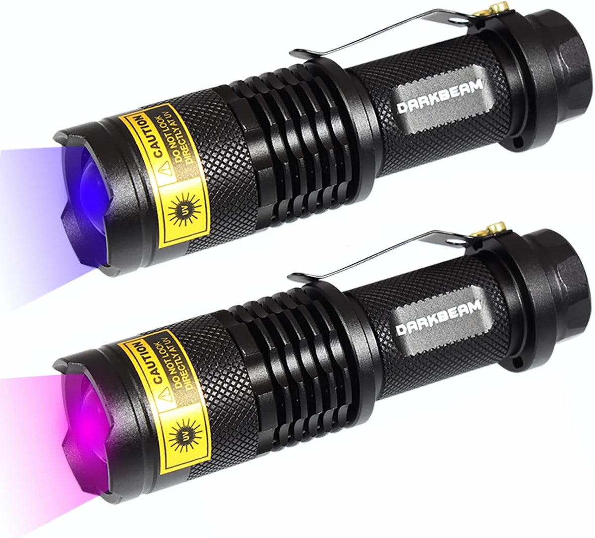 DARKBEAM UV 395nm Flashlight Ultraviolet led Light Blacklight Wood's lamp Portable 400nm Mini Detector for Dog/Cat Urine Pet Stains, Anti-counterfeiting Identification, Resin Curing, AA - Image 10