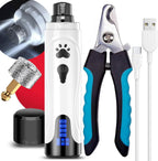 YABIFE Super Quiet Dog Nail Grinder & Clippers Kit with 2 LED Lights, 3 Speeds Up to 12,000 RPM, Lower Than 30dB Electric Pet Nail Trimmer for Small Medium Large Dogs and Cats - Image 11