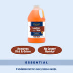 Half gallon translucent orange bottle side profile