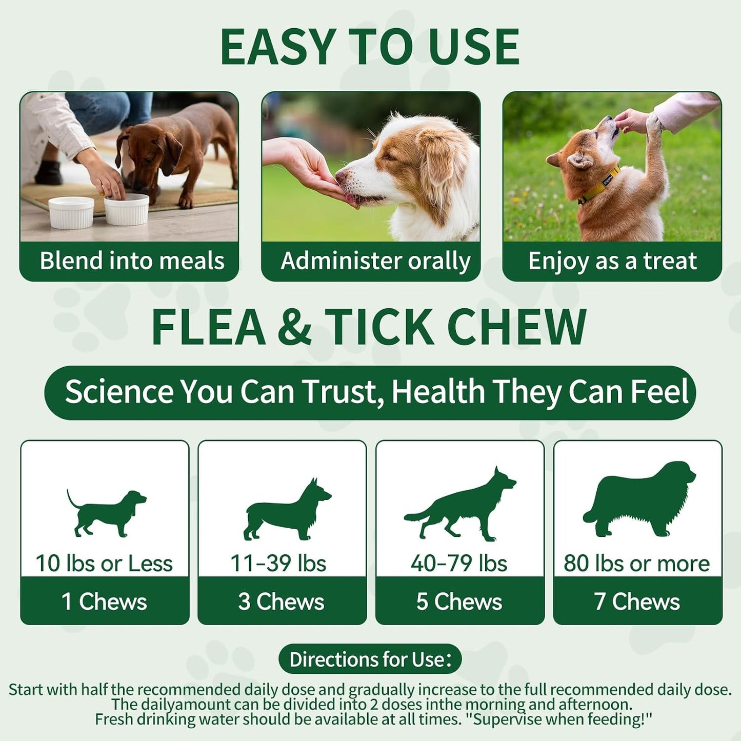 ColEaze supplement bottle with dog health benefits list