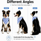 Detailed view of breathable cotton blend pet scarf fabric