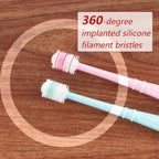 Detailed view of the 360-degree compact brush head