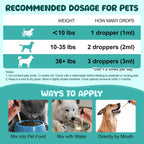 Inside out herbal flea prevention liquid for daily pet health care