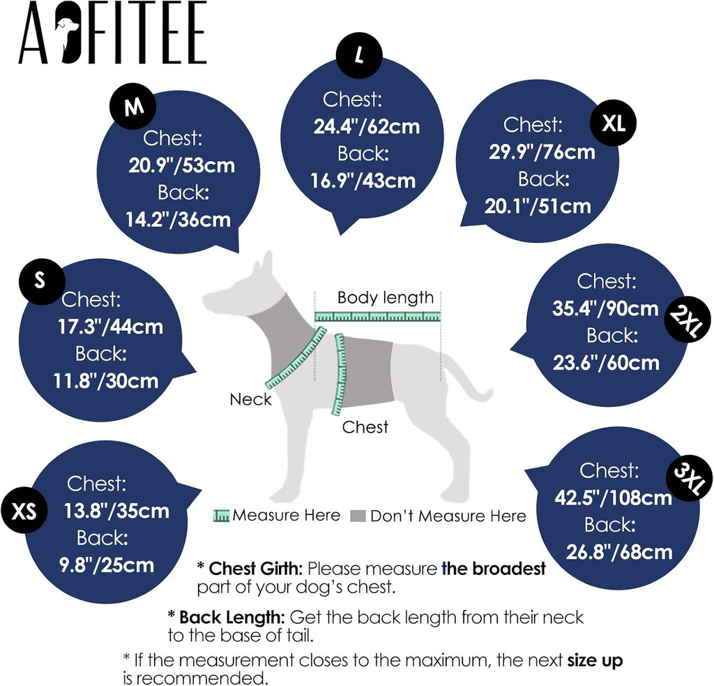 Reflective safety strips on waterproof pet coat side view