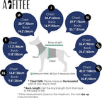 Reflective safety strips on waterproof pet coat side view