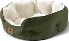 Asvin Small Dog Bed for Small Dogs, Cat Beds for Indoor Cats, Pet Bed for Puppy and Kitty, Extra Soft & Machine Washable with Anti-Slip & Water-Resistant Oxford Bottom, Grey, 20 inches - Image 9
