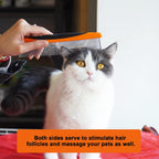 Cafhelp pet comb removing tangles from fur