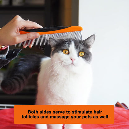 Cafhelp pet comb removing tangles from fur