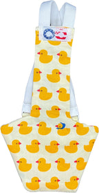 Chicken Diapers for Indoor Chickens, Duck Diapers for Pet Ducks, Ducklings, Pigeons, Goslings - Reusable, Adjustable Diaperalls by Uni Infinity (Pink Floral, Chicken Large, 1, Count) - Image 11