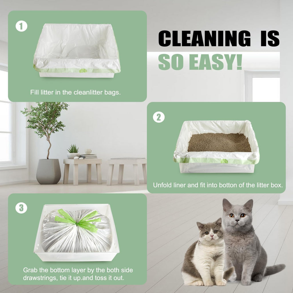 Leak proof protection feature of the Swodition premium cat box bags.