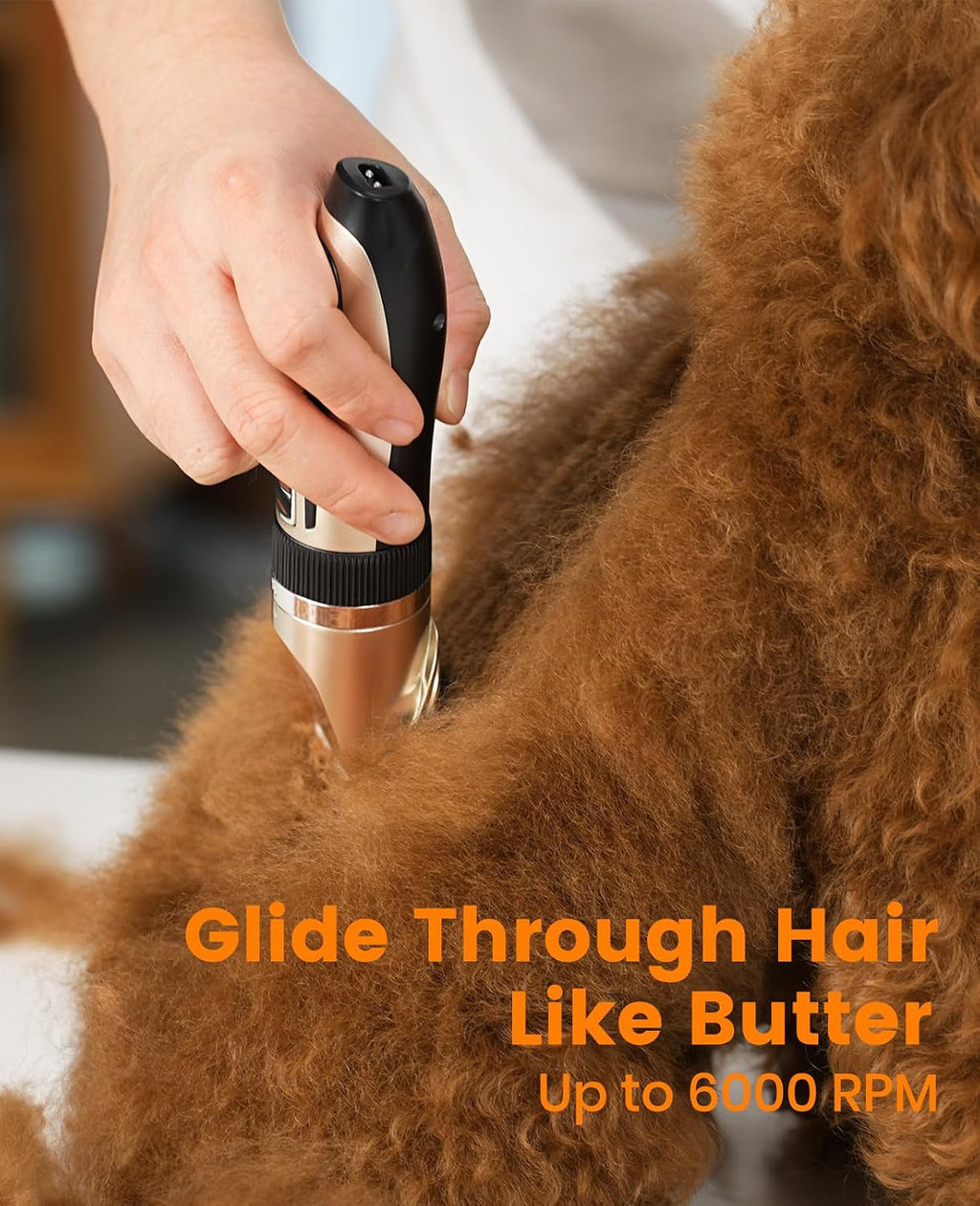 Miniature dog paw trimmer blade precision styling for ears eyes and pads